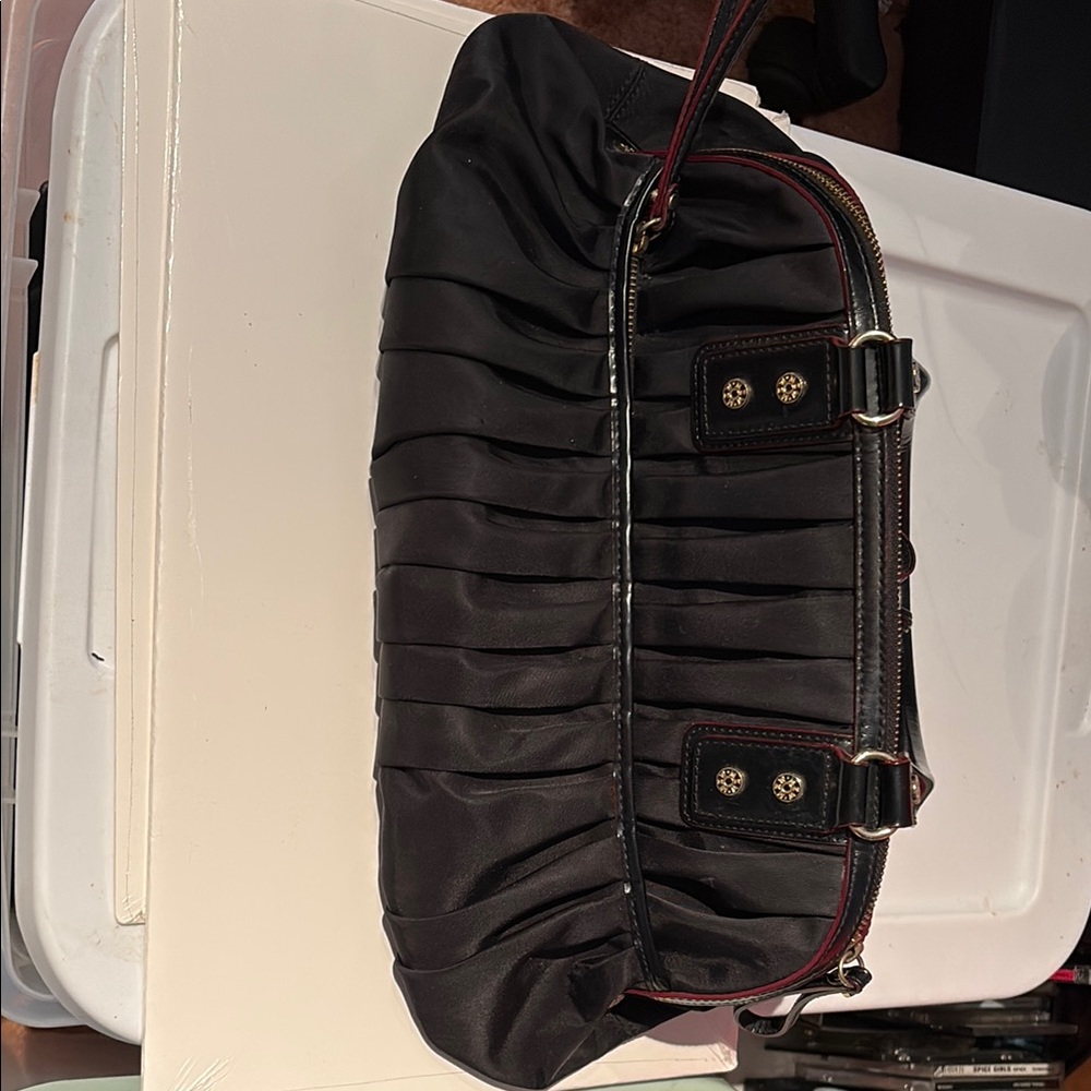 MZ Wallace vintage black pleated handbag